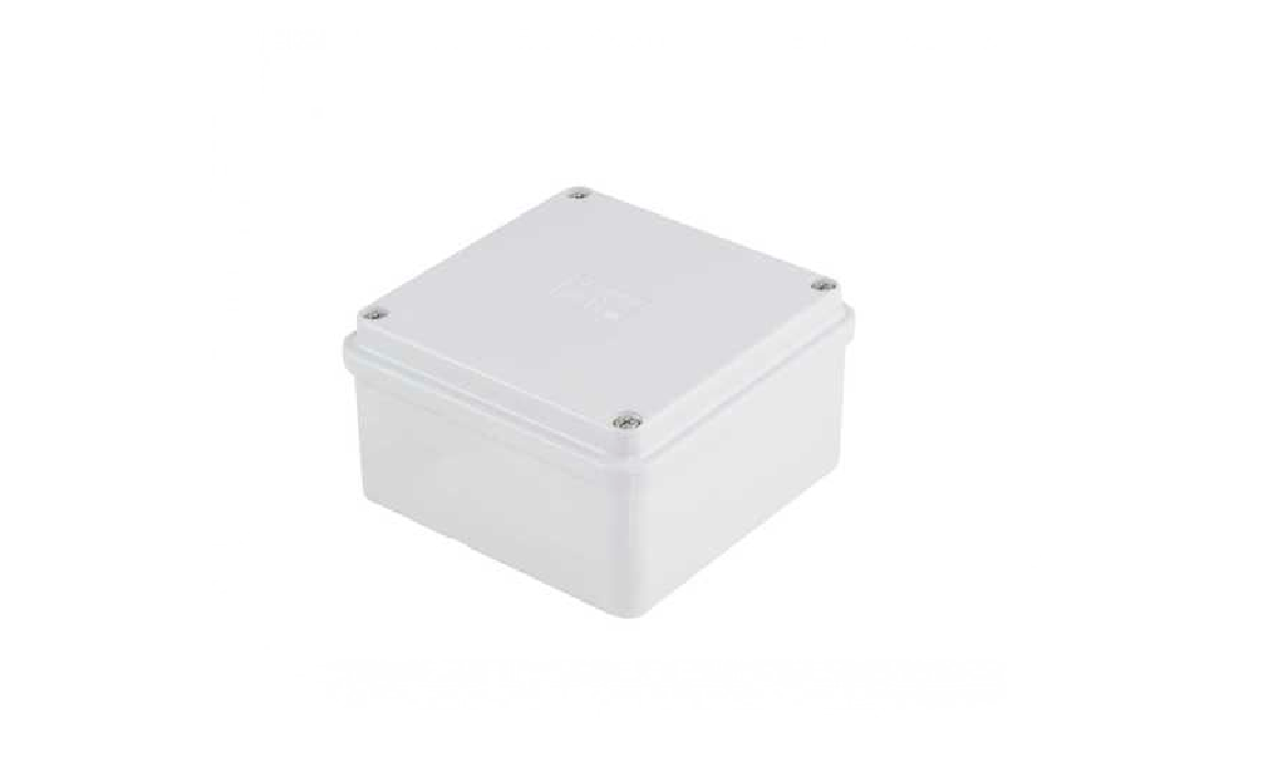 100 x 100 x 50mm PVC IP55 Blank Sided Adaptable Box