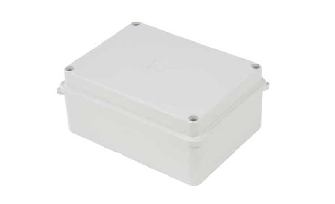 190 x 145 x 80mm PVC IP55 Blank Sided Adaptable Box