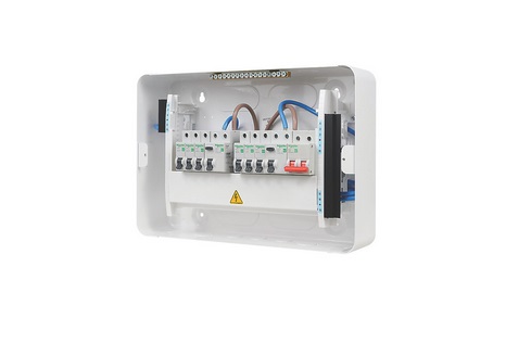Schneider Electric Easy9 14-Module 6-Way Populated Dual RCD Consumer Unit