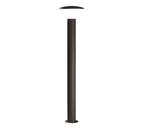 Kongo LED 5W 400lm 3000K Outdoor Post Lamp Tall Anthracite Finish