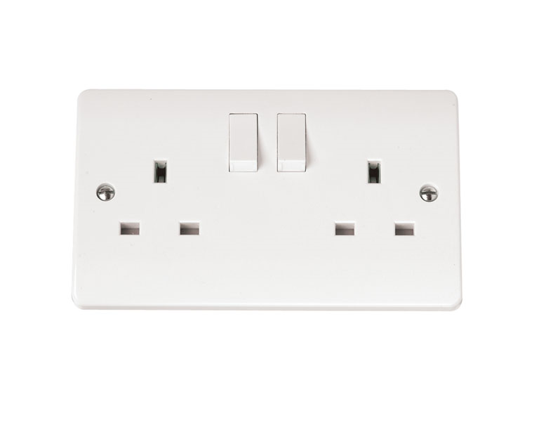 Click Mode - 13A 2 Gang DP Switched Socket Outlet - CMA036