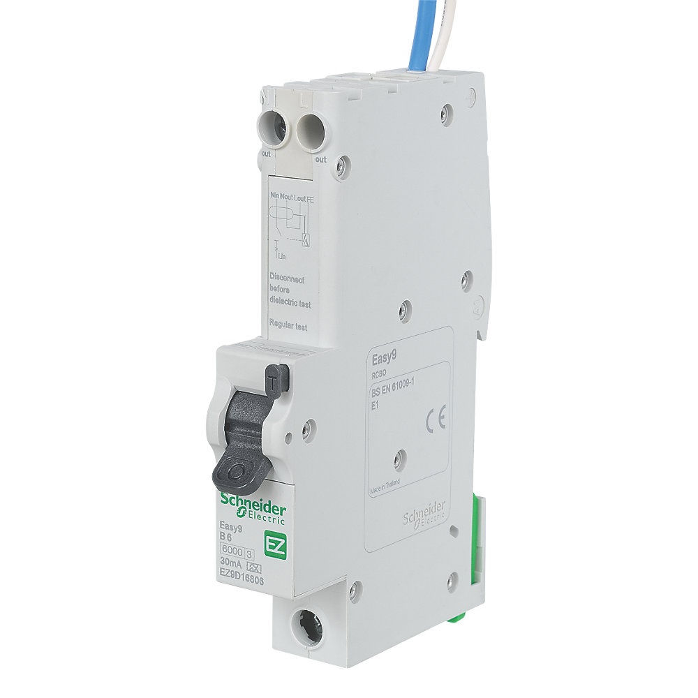 Schneider Electric Easy9 6A 30mA SP Type B RCBO