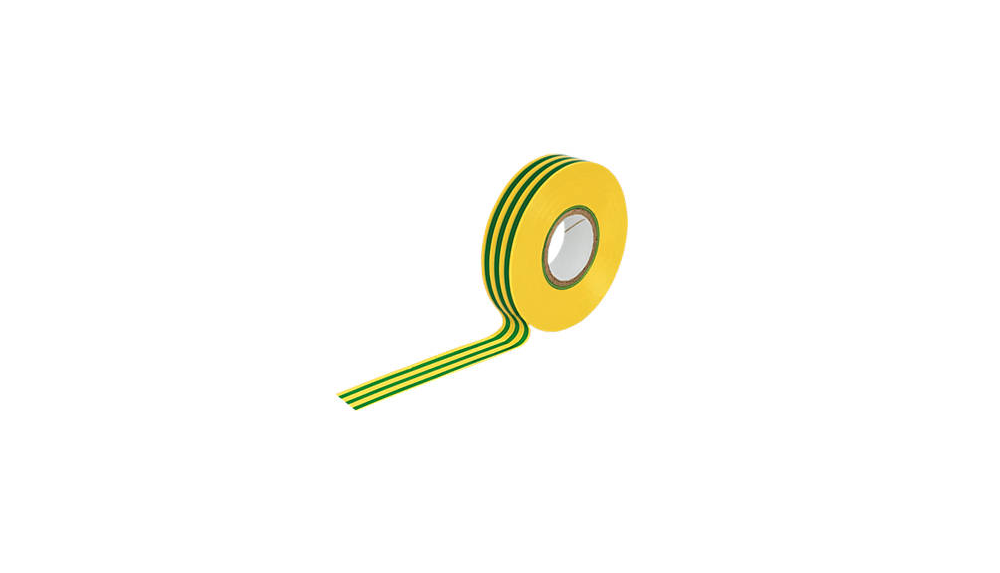 Green & Yellow PVC Insulation Tape (33mtr Roll)