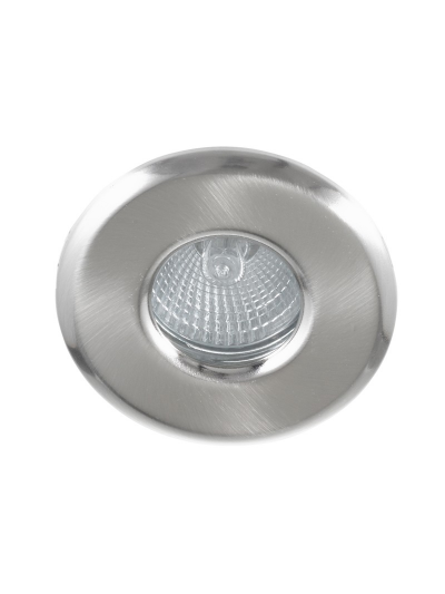 Satin / Brushed Chrome IP65 GU10 Fixed Downlight
