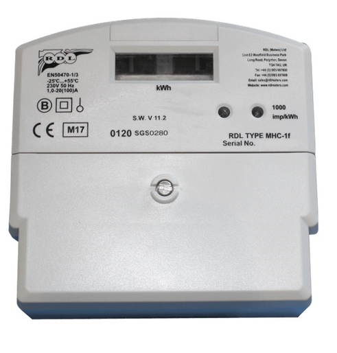 RDL Single Phase Electronic Credit Meter with LCD Readout MHC-1F