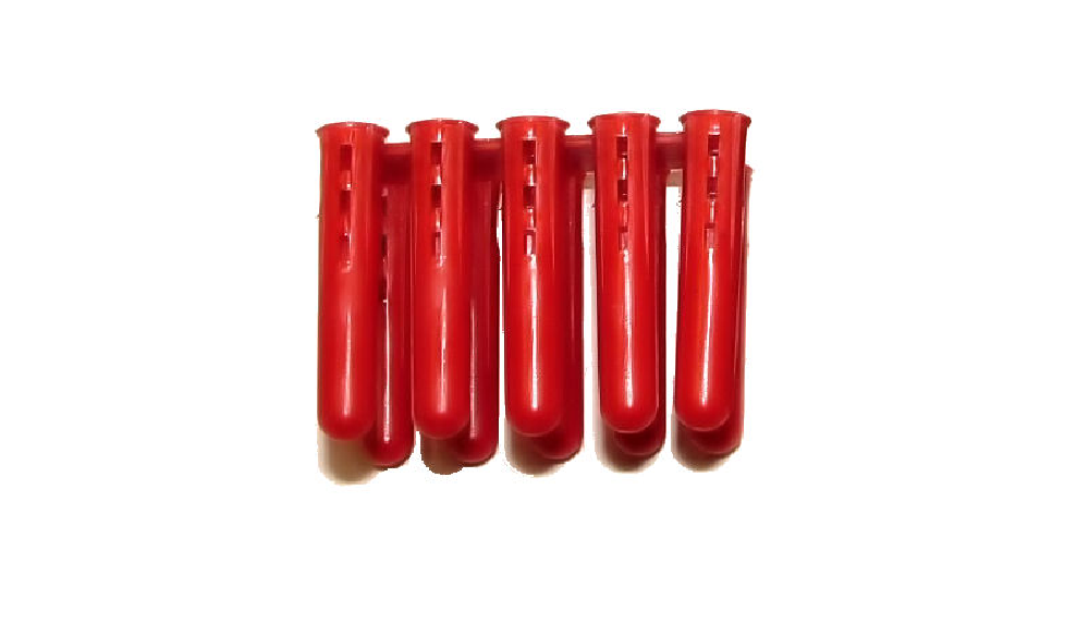 5.5mm Red Wall Plugs (100pk)
