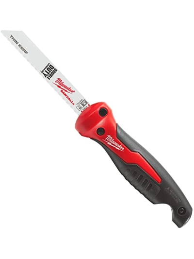 Milwaukee Hand Tools Folding Drywall Plaster Jab Saw with Rubber Mold Grip 48220305